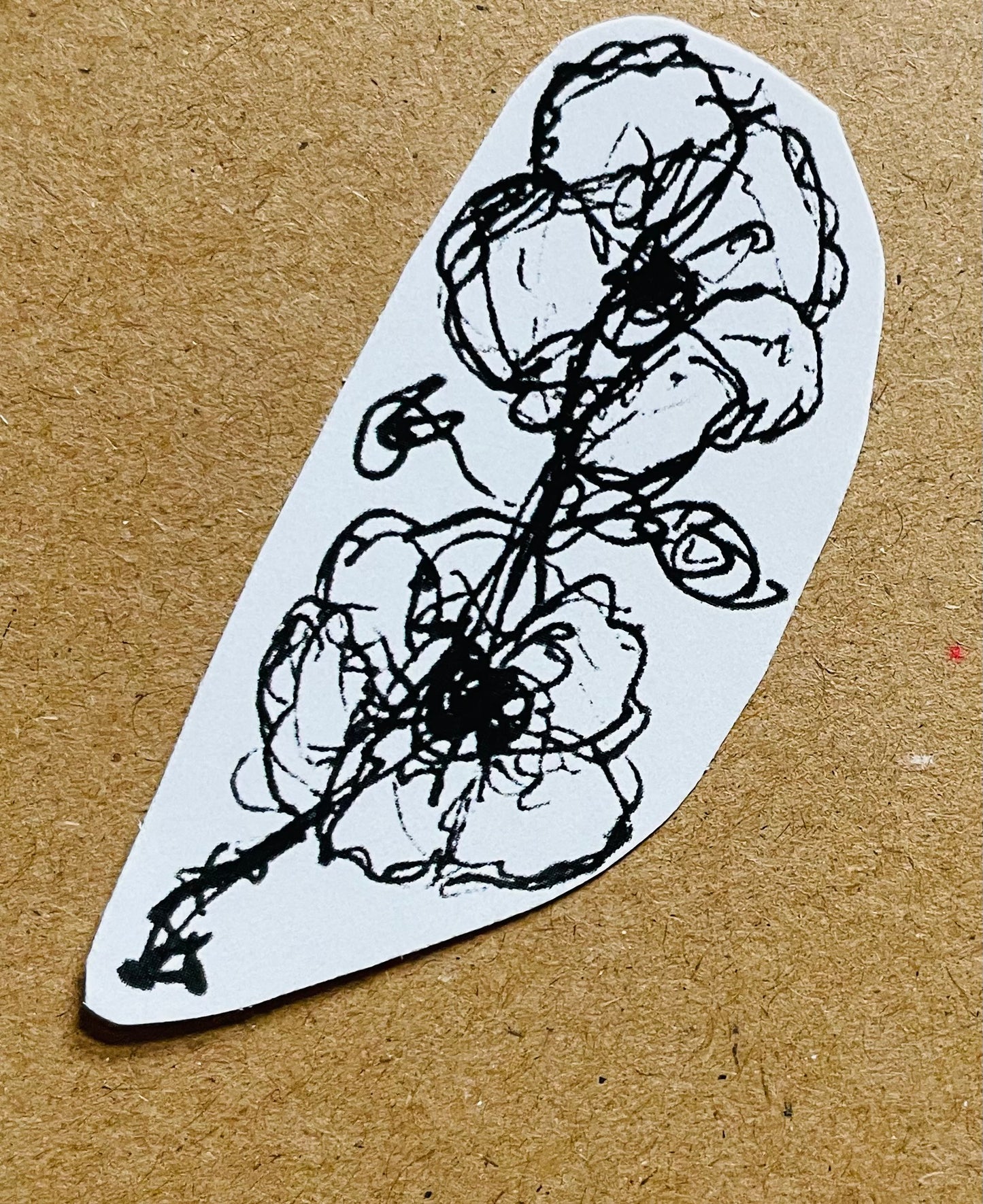 Botanische Sticker – zarte florale Illustrationen im Set (4 Stück)