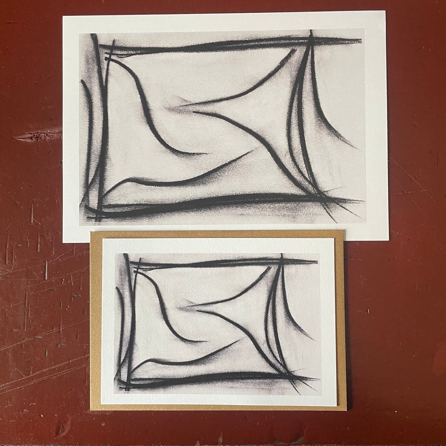 Charcoal Motion – Kunstprint A6 | A5 | Set