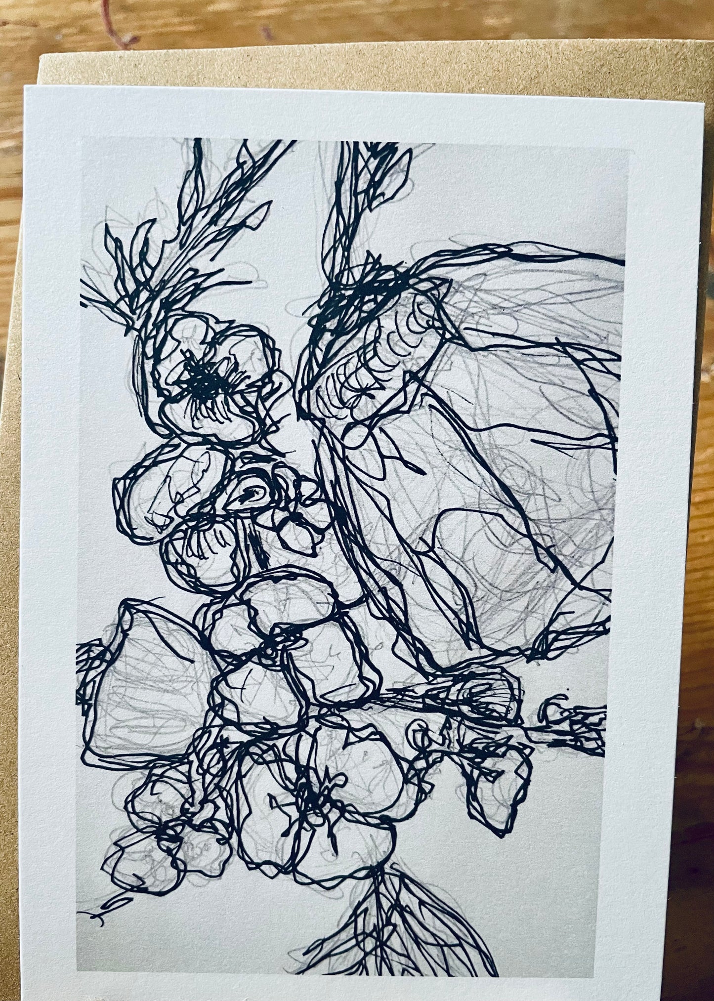 Kunstdruck "Tuscheblüte"