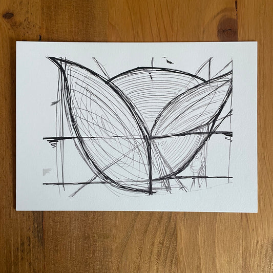 Kunstkarte „Blütenarchitektur“